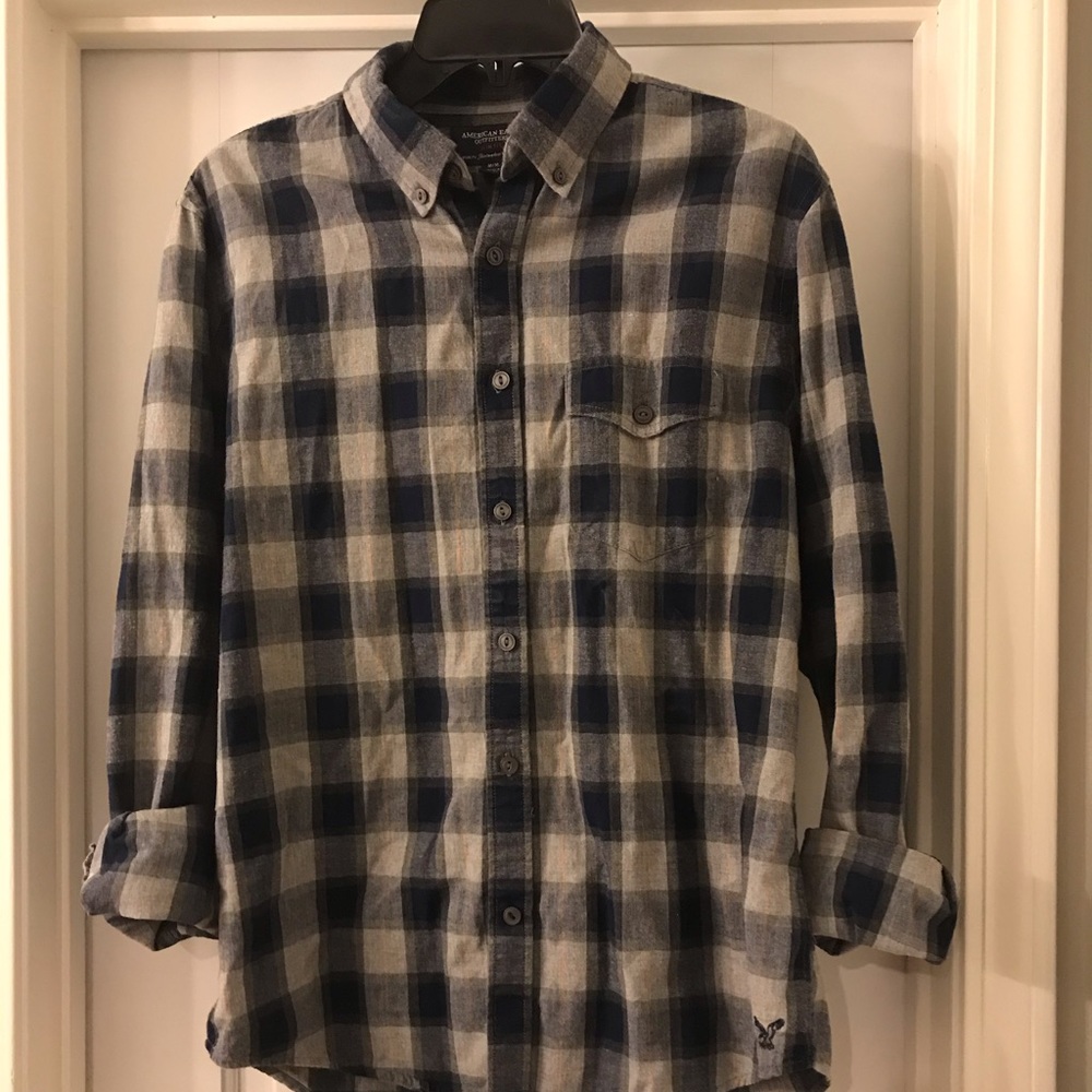 AE SLIM FIT FLANNEL